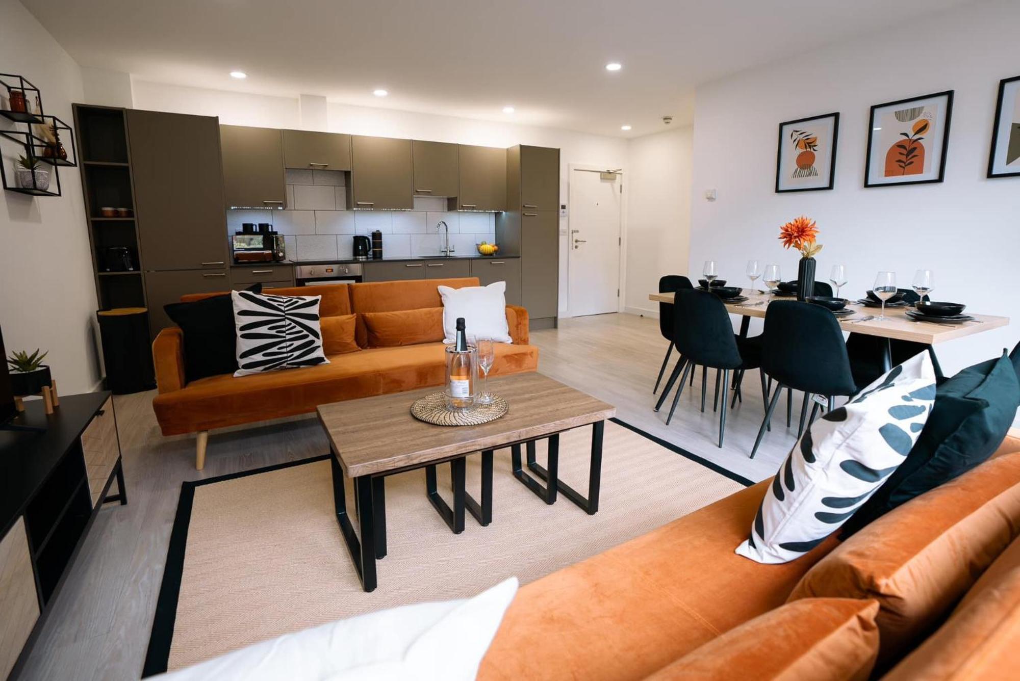 Modern City Centre Apartment Exeter Bagian luar foto